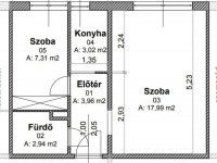 Eladó panellakás, XV. kerületben 52.5 M Ft, 1+1 szobás