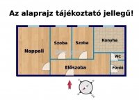 Eladó panellakás, XIX. kerületben 67 M Ft, 1+2 szobás