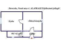 Eladó családi ház, Derecskén 10.5 M Ft, 1 szobás