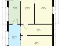 Eladó téglalakás, Pápán 24.9 M Ft, 2+1 szobás