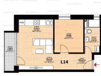 Eladó téglalakás, Hegyeshalomban 41.18 M Ft, 2 szobás