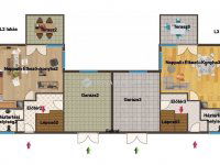 Eladó ikerház, III. kerületben 196 M Ft, 3+1 szobás