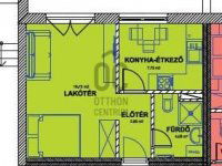 Eladó téglalakás, Makón 32.9 M Ft, 1 szobás