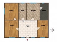 Eladó családi ház, Csákánydoroszlón 74.9 M Ft, 4 szobás