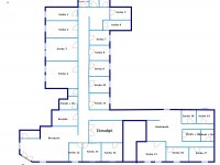 Kiadó iroda, IX. kerületben 2500 E Ft / hó, 20 szobás