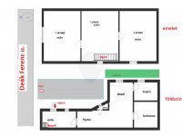 Eladó téglalakás, IV. kerületben, Deák Ferenc utcában 90 M Ft