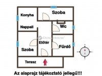 Eladó családi ház, XX. kerületben 65 M Ft, 3 szobás