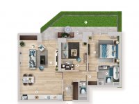 Eladó téglalakás, XIII. kerületben 128.49 M Ft, 3 szobás