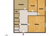 Eladó panellakás, XV. kerületben 69.9 M Ft, 3 szobás