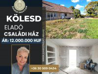 Eladó családi ház, Kölesden 12 M Ft, 3 szobás