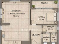Eladó téglalakás, XXI. kerületben 54.9 M Ft, 2 szobás