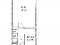 Eladó téglalakás, Szolnokon 22.49 M Ft, 1 szobás