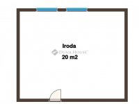 Kiadó iroda, Kecskeméten 56 E Ft / hó, 1 szobás