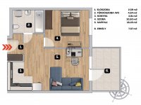 Eladó téglalakás, XIV. kerületben 87 M Ft, 2 szobás