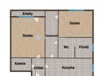 Eladó téglalakás, Pétfürdőn 36 M Ft, 2 szobás