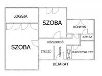 Eladó téglalakás, Egerben 41 M Ft, 2 szobás