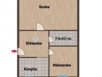 Eladó téglalakás, Harkányban 38 M Ft, 1+1 szobás