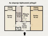 Eladó téglalakás, XIV. kerületben 74.9 M Ft, 2 szobás