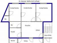 Kiadó iroda, Szegeden, Zrínyi utcában 220 E Ft / hó
