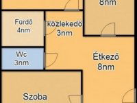Eladó téglalakás, Szegeden 65 M Ft, 1+1 szobás