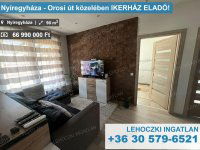 Eladó ikerház, Nyíregyházán 66.99 M Ft, 3 szobás