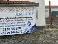 Kiadó ipari ingatlan, Miskolcon, Bogáncs utcában 1300 E Ft / hó