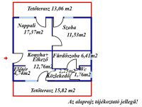 Eladó téglalakás, Kecskeméten 72 M Ft, 2 szobás