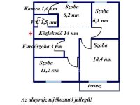 Eladó téglalakás, Jászberényben 36.5 M Ft, 2+1 szobás