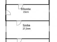 Eladó családi ház, Jászkisérén 8.5 M Ft, 2 szobás