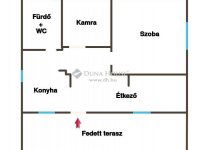 Eladó családi ház, Pócsmegyeren 36.5 M Ft, 2 szobás